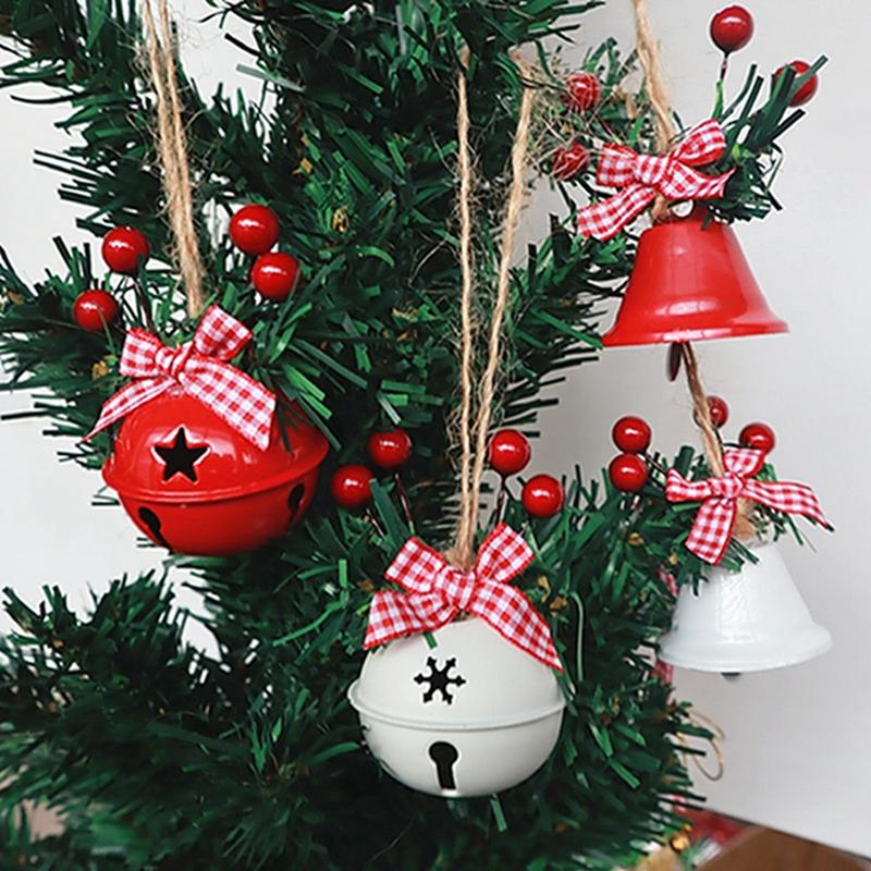 Christmas Bell Pendant Christmas Tree Pendant Decoration New Year 2025 Festival Party Merry Christmas Decoration for Home 2025