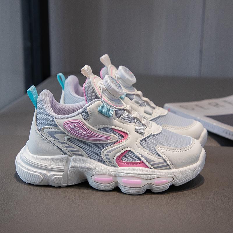 

Children s Spring Mesh Breathable Casual Sports Shoes 37 розовый