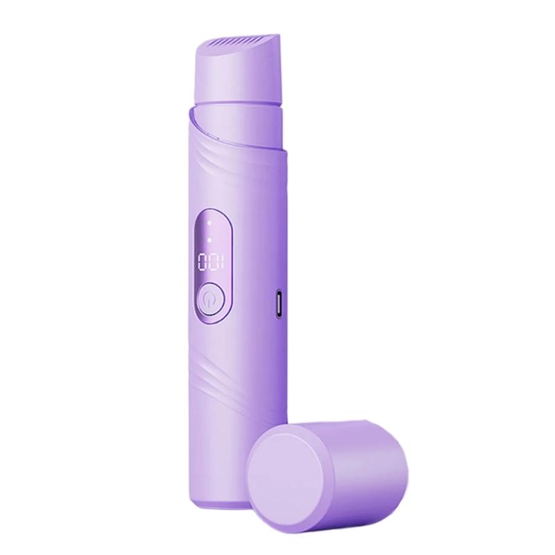 Rechargeable Cordless Hair Remover For Sensitive Skin Compact Travel Size ABS Material Unisex Body