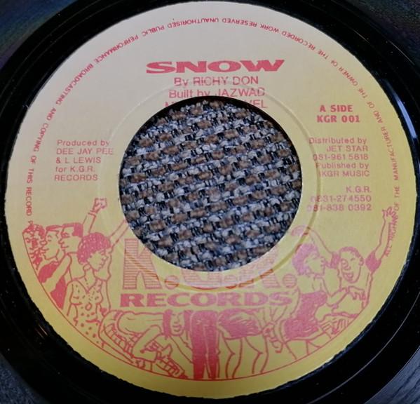 

7inch Record RICHY DON Snow KGR001 K.G.R Records 1997 UK Reggae Ska Dub Used