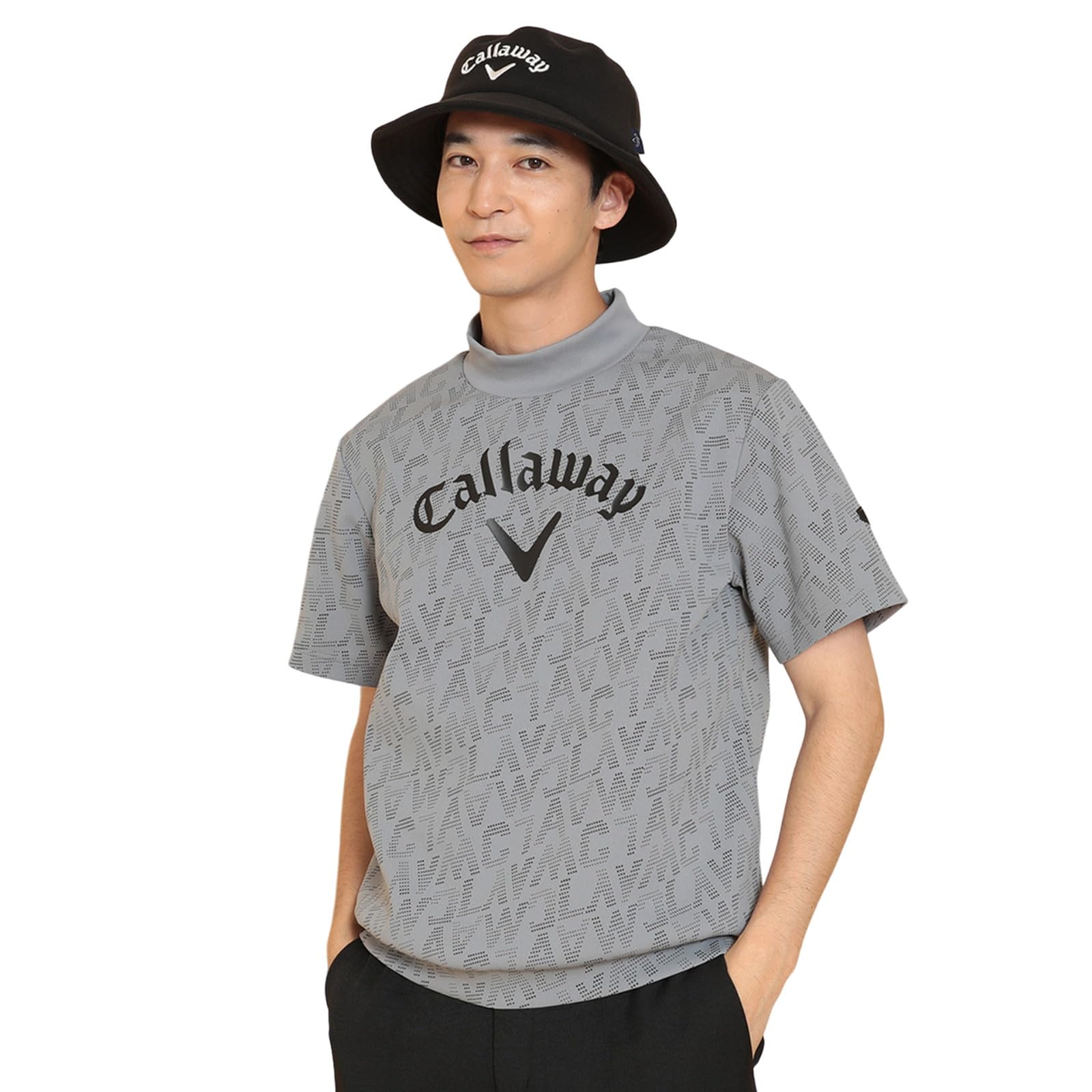 

Толстовка с коротким рукавом и воротником-стойкой для гольфа C24217103 [Callaway] Мужская (Свитшот на каждый день) / / 1020_Серый