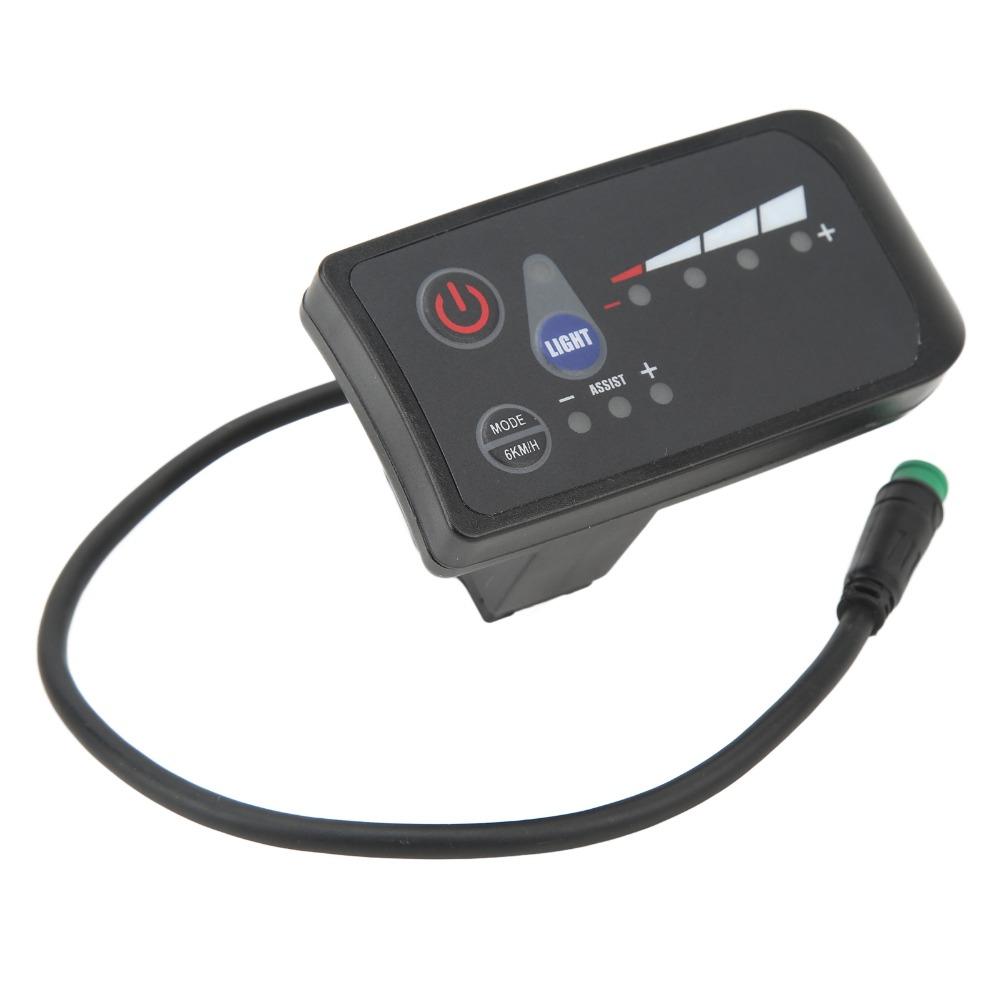 5-pins mannelijke stekker S810 LED-display ABS Elektrische Fiets Bedieningspaneel Elektrische Fiets Onderdelen