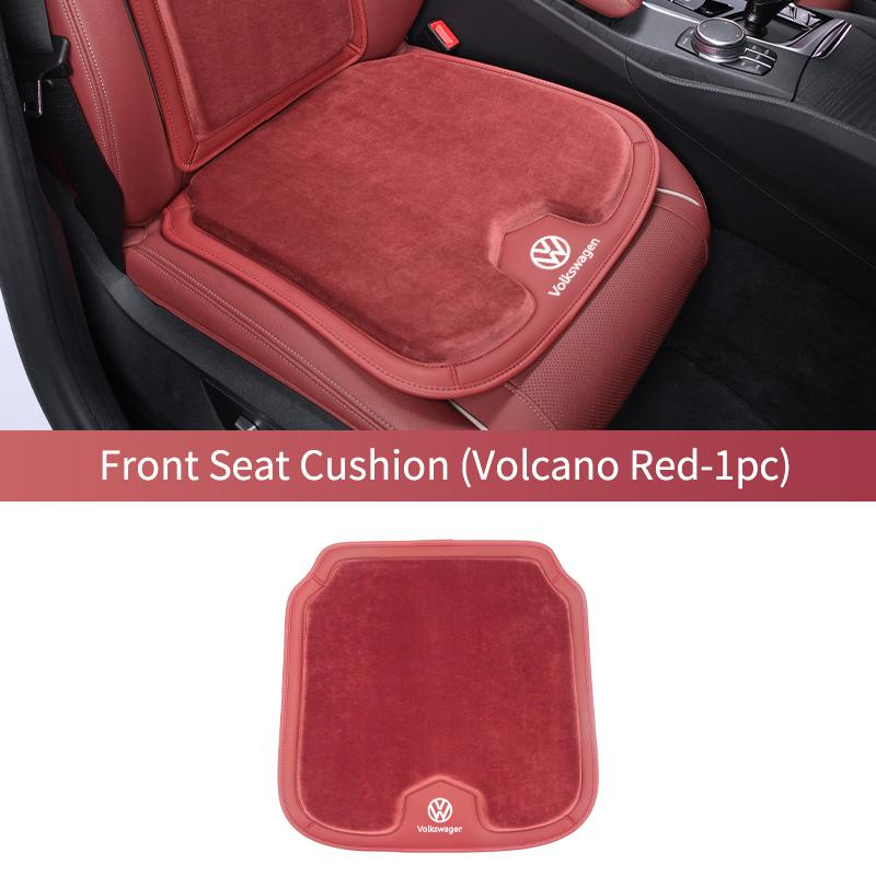 2026 Hot For Volkswagen VW Car Front Rear Seat Cushion Cover Mat Backrest Protective Pad For Volkswagen VW Passat Golf Tiguan Po