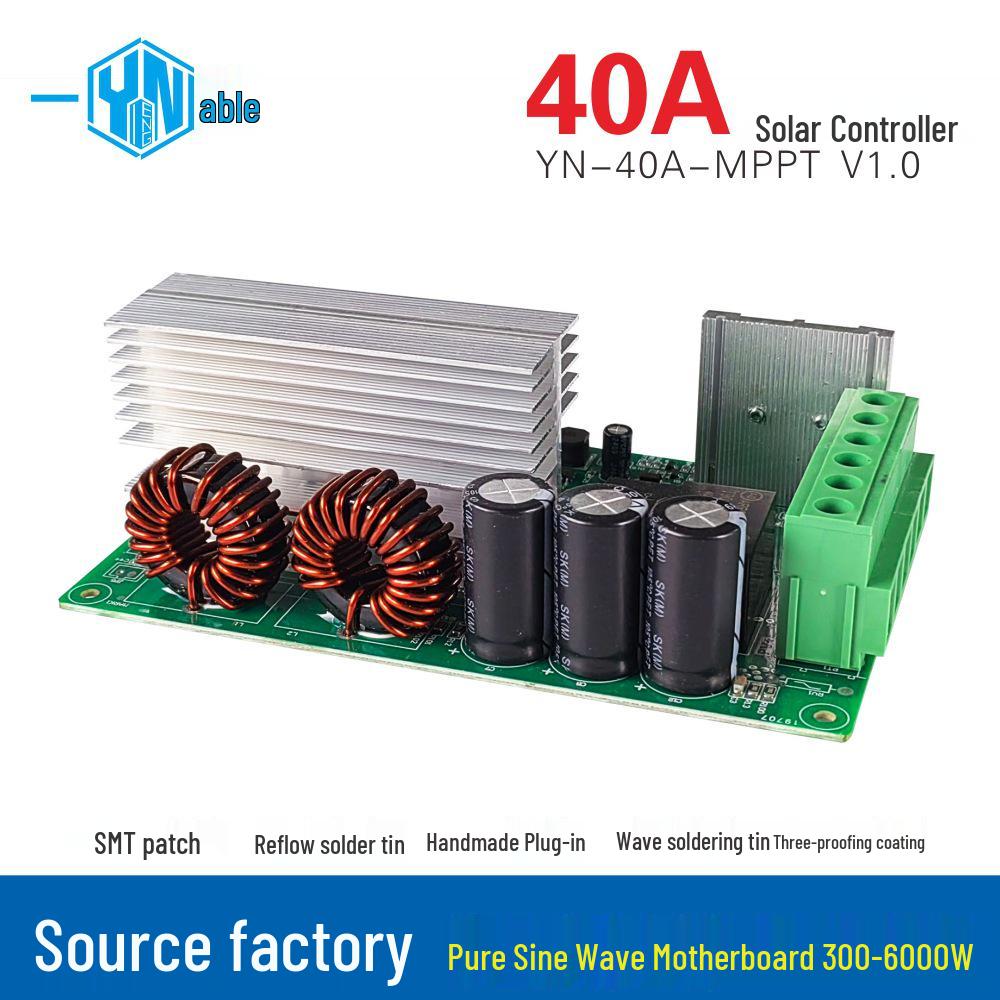 YN-40A MPPT Solar PV Controller Board for RV and Home Energy Storage Systems