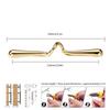 Modern Minimalist Zinc Alloy Gold and Sliver Cabinet Doors Handles Luxury Furniture Drawers Knob Wardrobes Stripes Pull