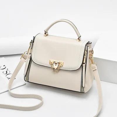 Crossbody Bag New Square PU Leather Women's Designer Handbag Pattern Shoulder Messenger Bag Sac Main Femme Purses and Handbags