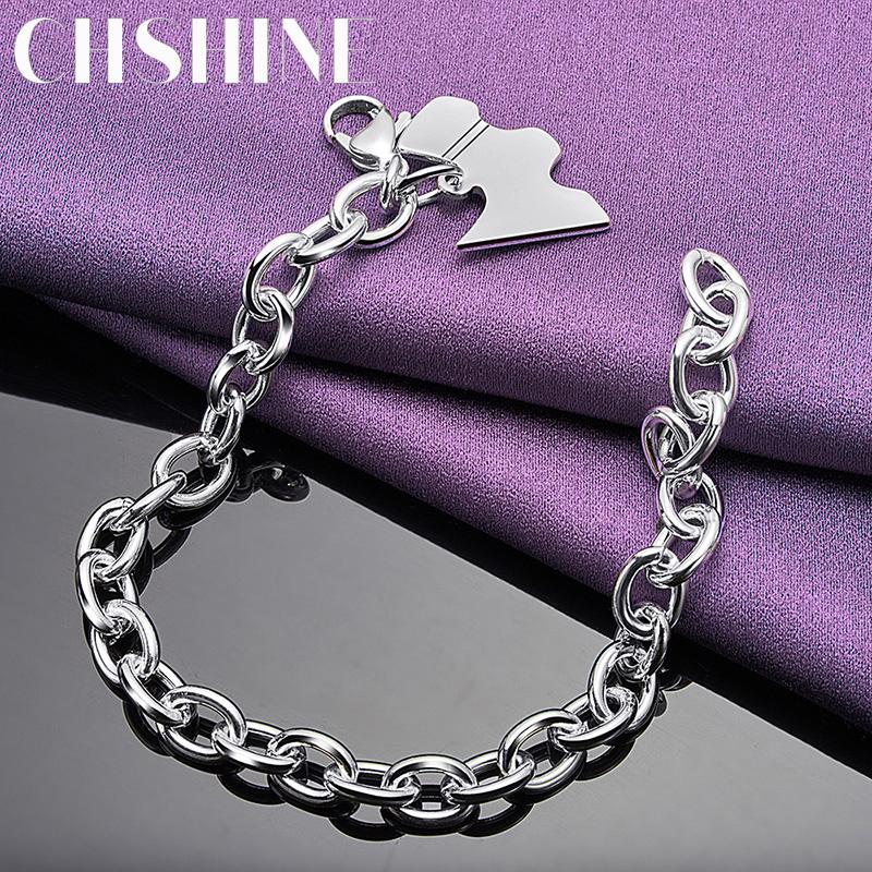 CHSHINE 925 Sterling Silver Cute Dog Pendant Bracelet For Women Lady Wedding Party Fashion Charm Jewelry