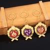 Lightning Grass Elemental Eye of God Keychain Small Pendant for Car Bag Birthday School Festival Anime Lightning Grass [LOMANZI] Pendant, Keys,