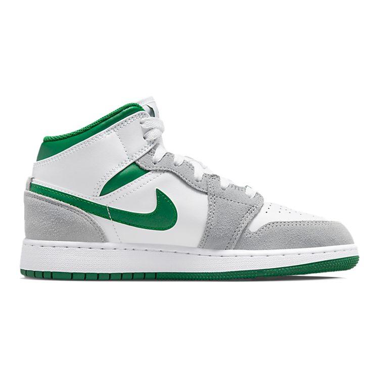 Jordan 1 Mid SE White Pine Green Smoke Grey GS DC7248-103