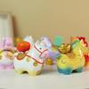 Zodiac Horse Ornaments Handcrafted Year Of The Horse Resin Cartoon Horse Statue Diy Craft