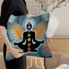 Meditation Seven Chakra Pillow Gift Home Office Decoration Bedroom Sofa Car Cushion Cover Case 45X45