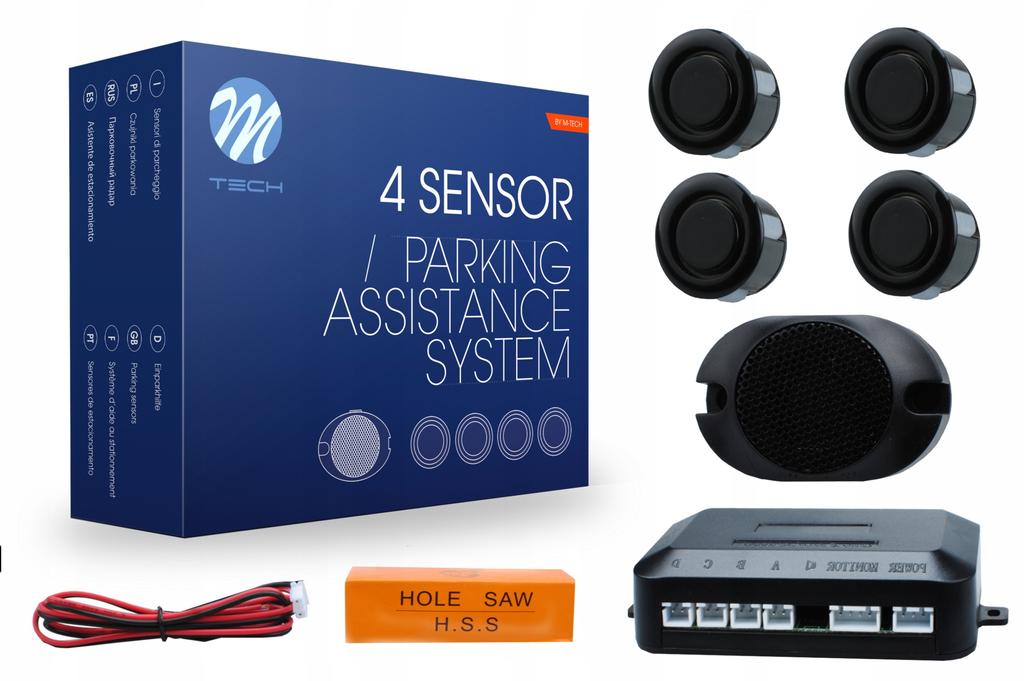 4X Buzzer Black 18Mm Parking Reversing Sensors
