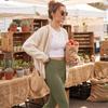 High Waist Ribbed Flared Leggings for Women Slim Fit Stretchy Bootcut Pants with Tummy Control and Butt Lifting Design for Yoga Fitness