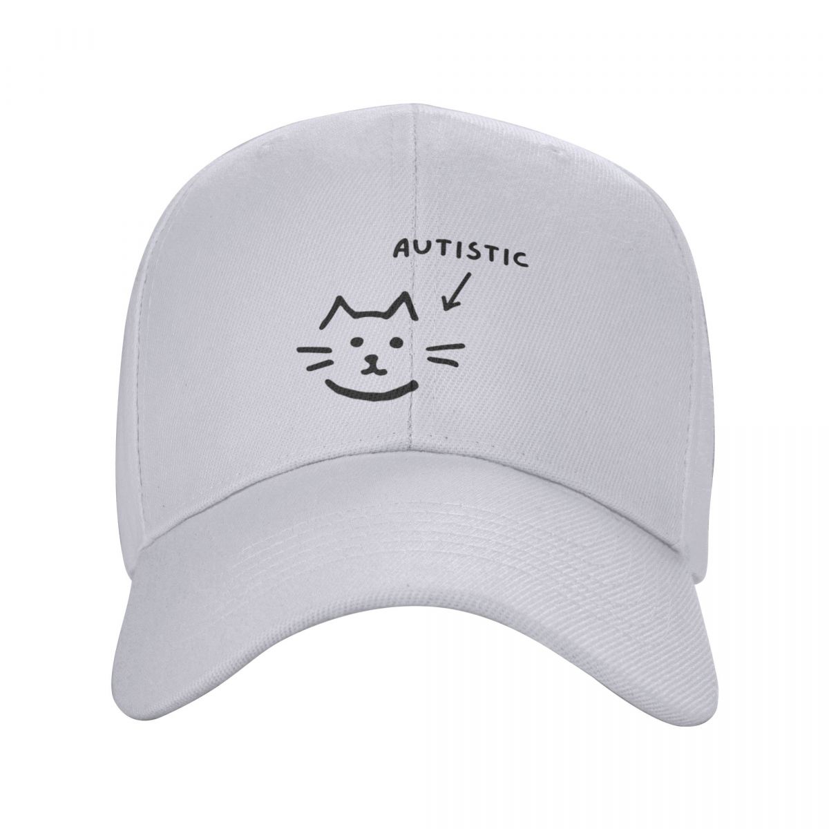 

Autistic Cat Animal Autism And ADHD Awareness Baseball Caps Snapback Men Women Hats Casual Cap Hip Hop Baseball Hat Casquette One Size