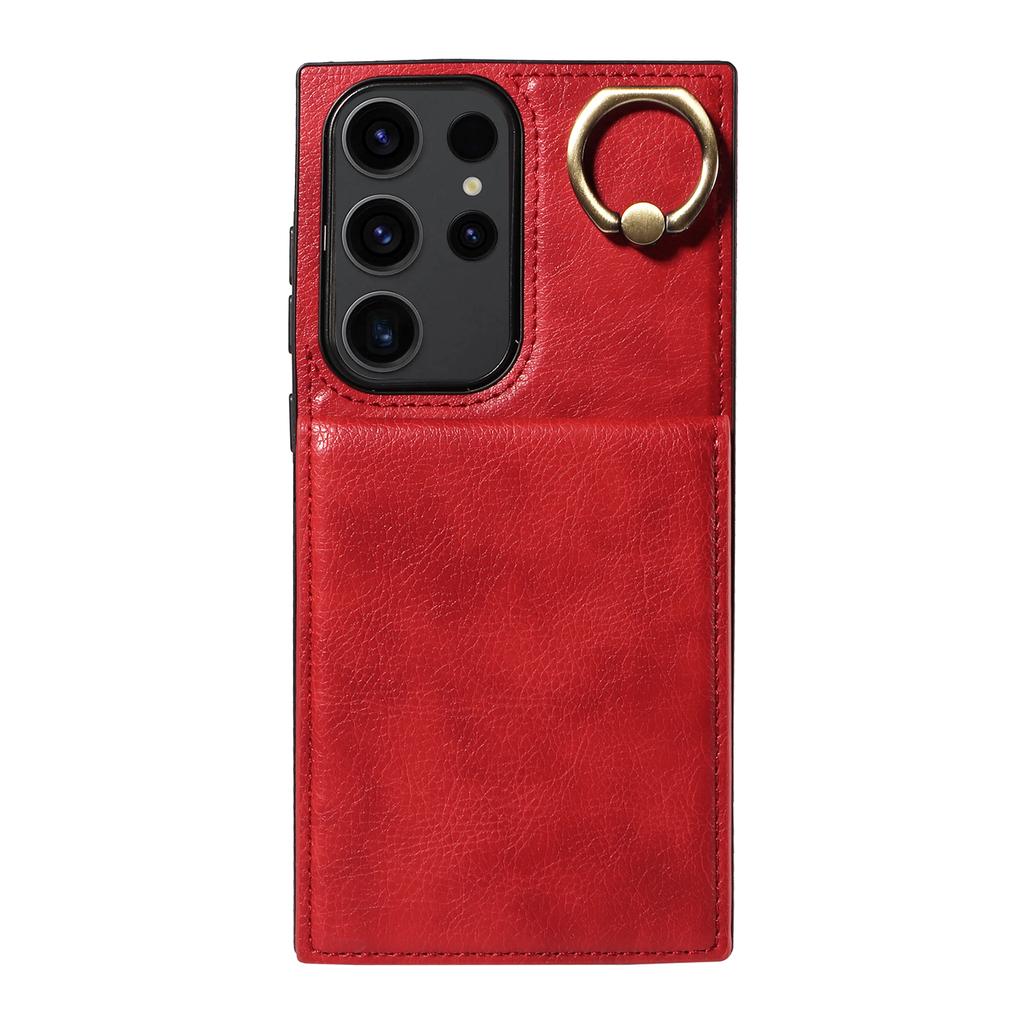 Ring Bracket Vertical Opening Wallet Card Slot Phone Case for Samsung Galaxy S22,S23,S24,A05,A12,A13,A14,A15,A52,A72,A22,A32,A33,A53,A73,A23,A24...