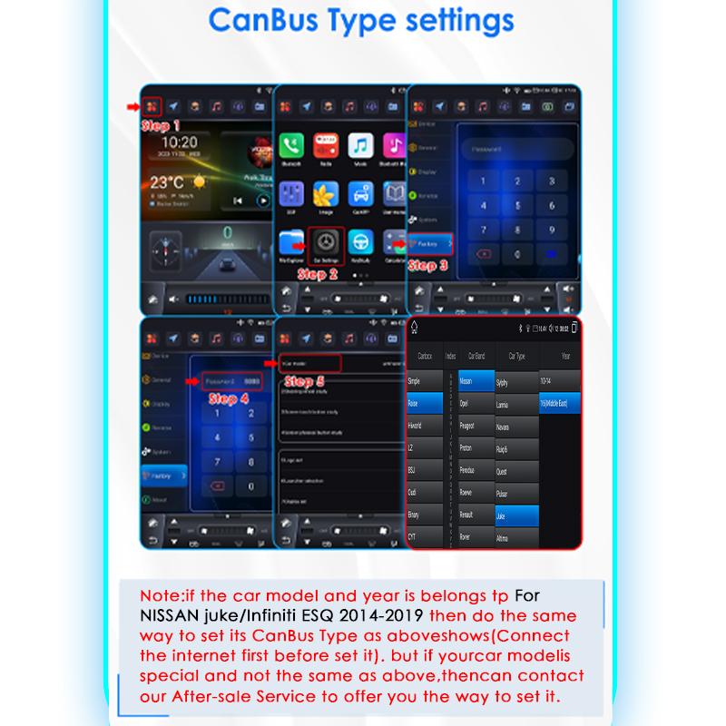 Hizpo 9.7 AI Android Car Radio Multimedia Video Player for Nissan Juke 2011-2018 for Infiniti ESQ 2014-2019 GPS Carplay Intelligent  Auto Stereo 4G