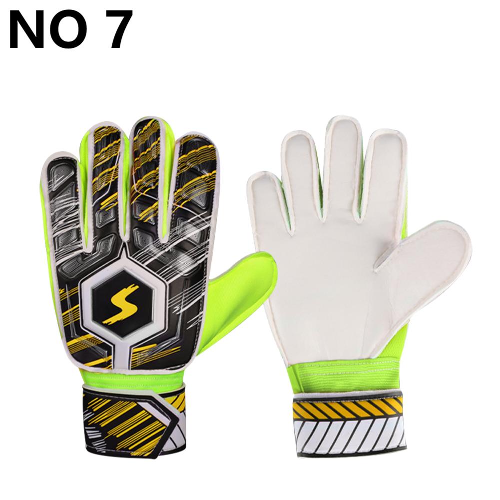 Soccer Goalkeeper Gloves Thickened Training Football Gloves Full Finger Hand Protection Breathable for Adults Children Teenagers