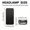 USB Rechargeable Waterproof Headlamp Motion Sensor Bright LED Running Fishing Flash Head Lamp Headlight Infrared Sensor Light