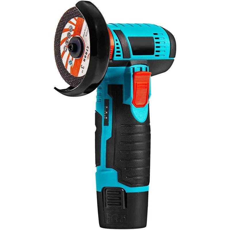 Micro Brushless Angle Grinder 12 V, Grinding, Cutting, Polishing, Sanding