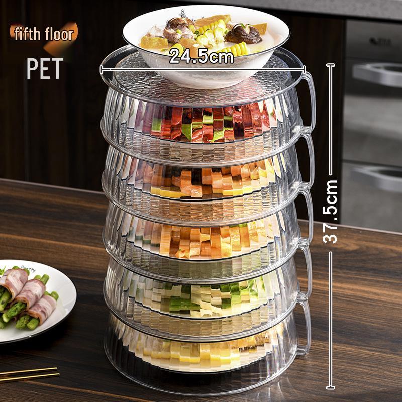 Folding Dustproof Food Cover & Storage Rack for Dining Table