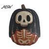 Three-dimensional Layered Painting Ornaments Halloween Wooden Ornaments, Distressed Pumpkin/Cat Decorations, Desktop & Wall Durable Wood Tabletop Art