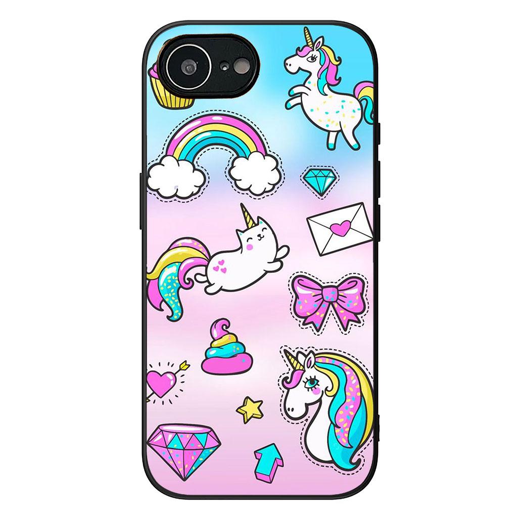 

Unicorn Wild Horse Phone Cover for Samsung Galaxy S25 Edge S24 S23 FE Plus Ultra A16 A15 A55 A57 5G Protective Case Galaxy S23 Ultra