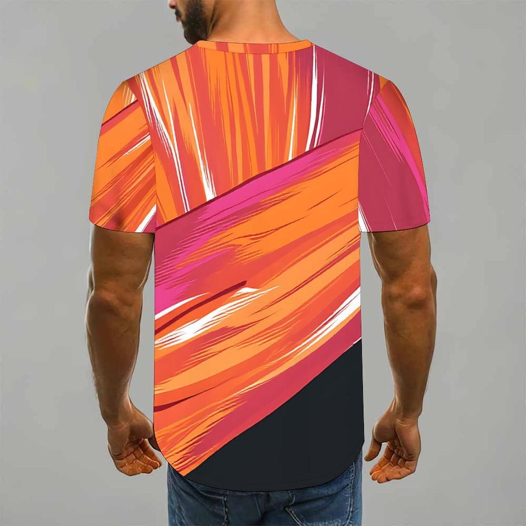 Women Short Sleeve Crew Neck T Shirt Dark Navy Pink Hibiscus Green Tropical Palm Leaf Print Top
