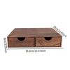 Coffee Pod Storage Box Space Saving Coffee Machine Stand Wooden Coffee Capsule Organizer for Kitchen Countertop Home Bar Office