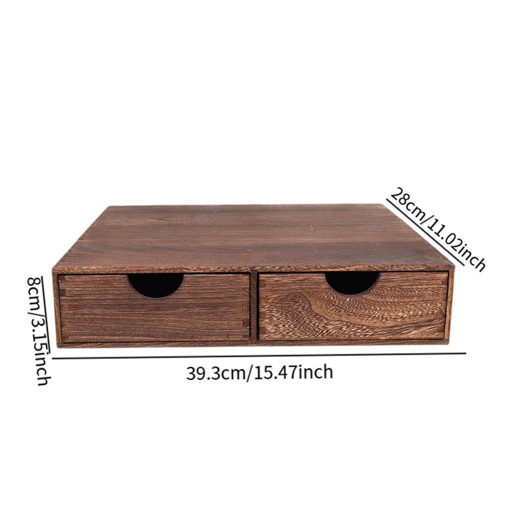 Coffee Pod Storage Box Space Saving Coffee Machine Stand Wooden Coffee Capsule Organizer for Kitchen Countertop Home Bar Office