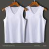 Men's Plaid Ice Silk Quick-Dry Sleeveless Sports Tank Top