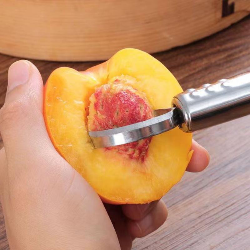 Handy Steel Fruit Pitter Peach Apple Pears Core Remover Vegetable Peeler Kitchen Gadgets Durable Durable Useful
