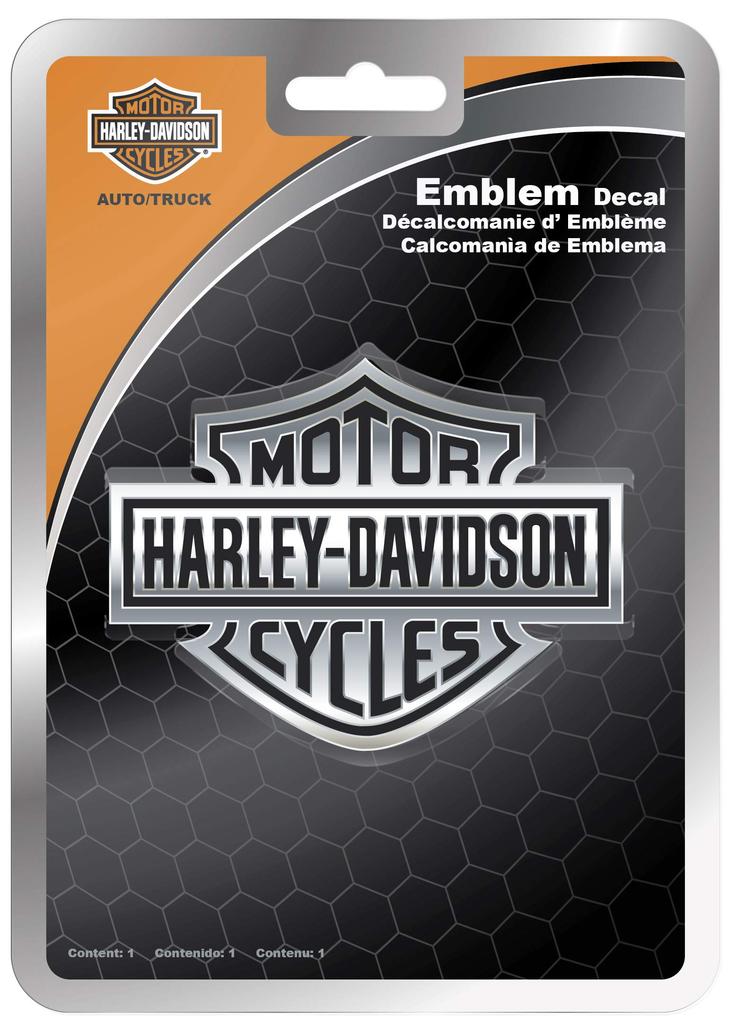 Chroma 9107 Harley Davidson Injection Molded Emblem Decal