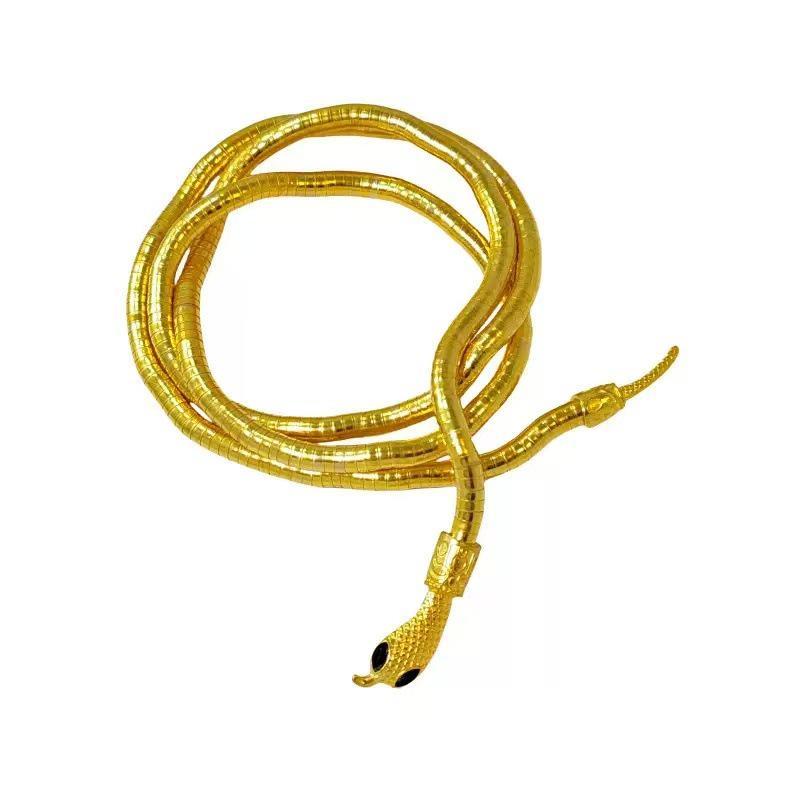 Cross-border Punk Snake Chain Choker Bracelet - Versatile, Advanced Snake Head & Tail Design for Women