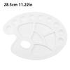 Multi-Shape Artist Palette Durable Plastic Paint Mixing Trays for Acrylic Watercolor Oil Painting Assorted Sizes Easy-Clean JXB