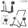 2pcs Foldable Tablet Phone Support Scaffold Jar Holder Rack Shelf Sprouting Bracket Mason Stand