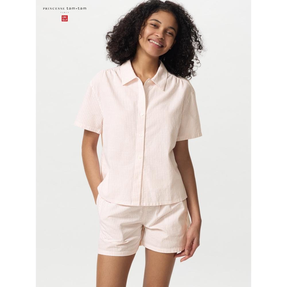 Uniqlo Pajamas  Short Sleeve  Stripe