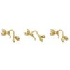 Copper Flower Bud Closure Clasps Charms DIY For Women Earring Making Supplies for DIY Jewelry Making