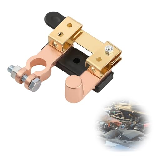 TVETE 250A Rated Current 12V-24V Battery Master Disconnect Knife Switch Battery Kill Switch Universal Discharge Stop Theft Prevention Alloy Coppe