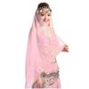 Copricapo Danza del Ventre Donna Fascia Scarf Headpiece Chiffon con Monete Costume da Ballo
