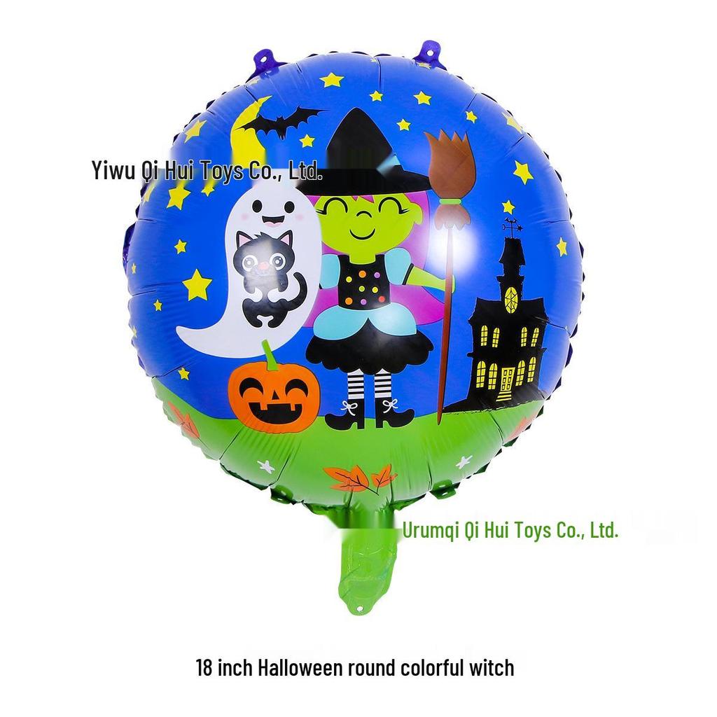 Aluminum Foil Balloons: Halloween Decorations with Ghosts, Skeletons, Pumpkins, and Bats