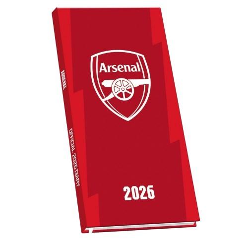 Arsenal FC 2026 Slim Diary