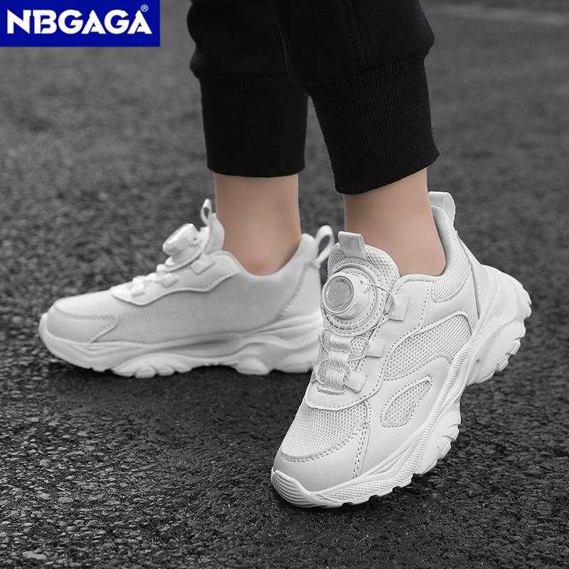 Children's Fashion Sports Shoes Breathable Student Black School Walking Shoes Anti-skid Boys& Girls Casual Running Sneaker