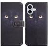 For iPhone 16 Plus Case Pattern Print PU Leather Wallet Phone Cover Cross Texture