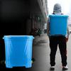 Back Carrying Granular Fertilizer Spreader 40x43cm Multipurpose 25L Capacity Agricultural Manual Fertilizing Tool Labor Saving