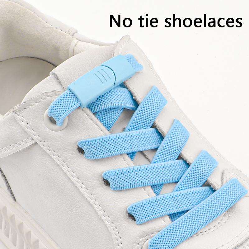 New Magnetic Buckle Shoe Laces No Tie Shoelaces Tieless Shoelace Quick Release Clasp Lock for Sneakers Canvas Casual Shoe Boots