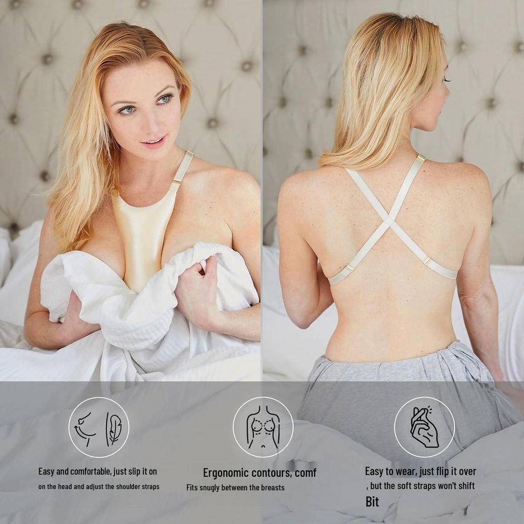 Beauty Pillow: Anti-Wrinkle, Breathable Chest Support with Adjustable Straps for Daily Care