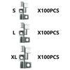 100pcs Decking Clip Stainlesses Steel Fastening Set for Composites Deck Boards With Hide T Clip and Durability Screws