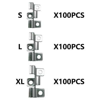 100 Stück Edelstahl Terrassenclip für Verbund-Terrassendielen Versteckte T-Clip Befestigungssysteme Mit Langlebigkeitsschrauben