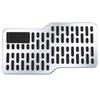 Car Floor Mats, Wear-Resistant Pedals, Thickened Stainless Steel Metal Aluminum Alloy Anti-Wear Plates, Anti-Slip Repair Pads for the Driver's Seat
