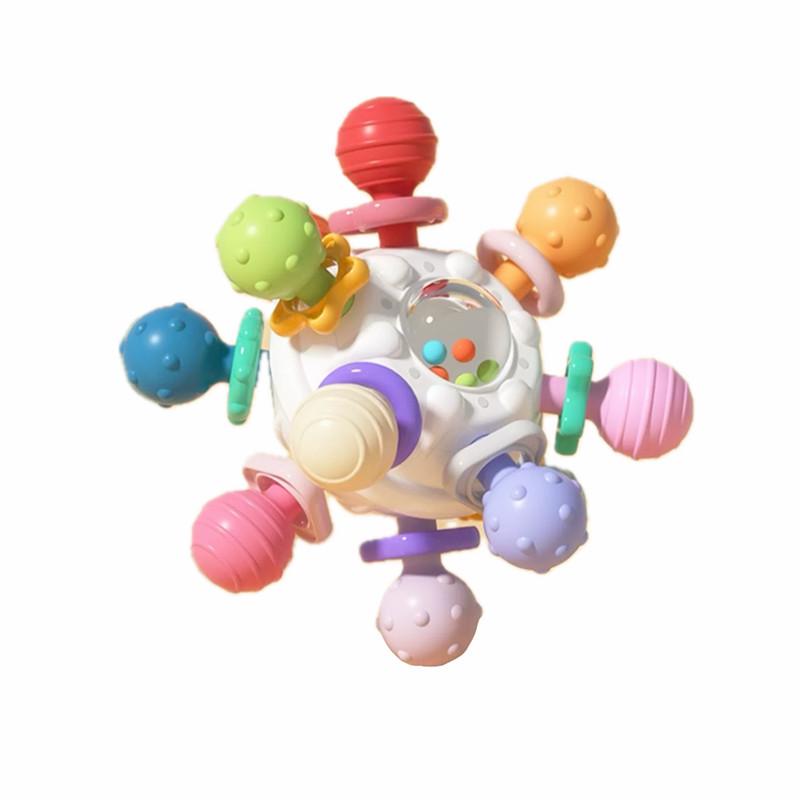Manhattan Infant & Toddler Soothing Atom Rattle & Teether Toy